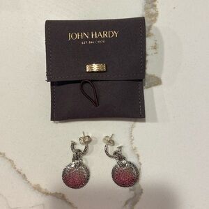 John Hardy Hammered Drop Earrings